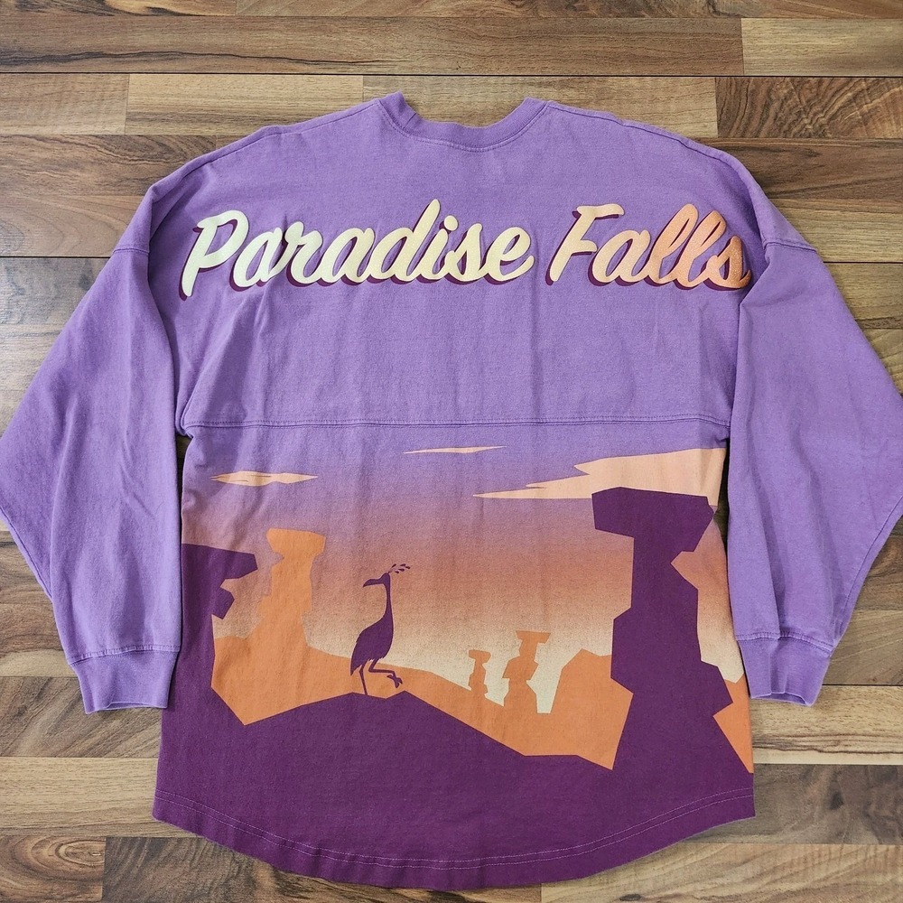 Disney Parks Paradise Falls KevinUp Spirit Jersey Long-Sleeve Shirt Size Medium - Picture 13 of 16
